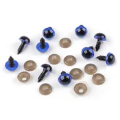 Delta Oči z varovalko O12 mm - modra (50 kompletov)