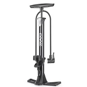Talna tlačilka za pnevmatike s cevjo in manometrom, aluminij, črna, 58 cm, 11 barov