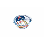 Pyrex 2,1 L STEKLENA POSODA ZA PEKO S POKROVOM