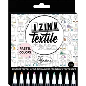 Aladine Izink Sada textilných fixiek Pastel Colours 10 Kosov