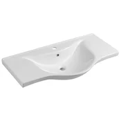 AQUALINE Keramično pohištveno umivalnik ZARA 100, 99,5x46,5 cm, bela