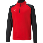 Mikina s kapuco Puma teamLIGA 1/4 Zip Top Jr