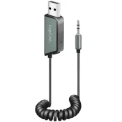 shumee Nadgradnja avdio sprejemnika Bluetooth 5.3 za avtomobilski stereo sistem - Logilink, avtomobilski Bluetooth stereo sprejemnik (AUX), BT5.3