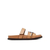 Tory Burch Natikači Ines Sport 168791 Rjava