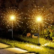Solarne baštenske lampe žuta