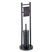 Kela WC komplet KL-18977 Swing, black 22x77.5 cm