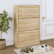 Ormaric za cipele hrast sonoma 63x24x103 cm konstruirano drvo