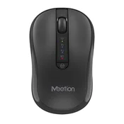 Brezžična miška Meetion BTM185 - črna, 3200 DPI (PC)