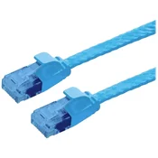 VALUE Value 21992052 RJ45 omrežni kabel\, Patch kabel CAT 6a U/UTP 2.00 m modra 1 kos, (20630837)