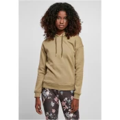 Womens khaki hooded