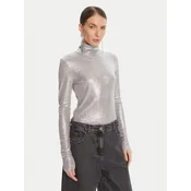 Patrizia Pepe Bodi 8M1751 J276 Srebrna Regular Fit