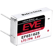 EVE Posebna litijeva baterija EVE LTC-7PN\, 4 x spajkalni zatič 3.6 V 750 mAh 25.8 x 16.85 x 14.6 mm LTC-7PN\, EF651625, (20439781)