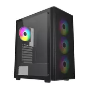 FSP Kucište M220-BA, Micro-ATX, Crno