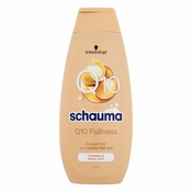 , Schwarzkopf Schauma Q10 Fullness Shampoo 400 ml krepitven šampon za oslabljene in tanke lase za ženske