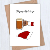 Božična voščilnica Hoppy Holidays