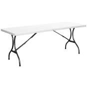 BOLZZ Sklopivi sto 240 cm , Beli