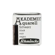 Akvarelne barve Schmincke AKADEMIE 1/2 posodice - 782 črna