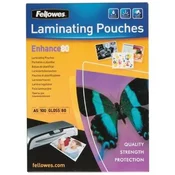 Fellowes A5 sijajna folija za laminiranje, 80 mikronov