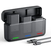 K&F Concept baterie Sony NP-FZ100 2400mAh, 3 ks + úložné pouzdro na 3 baterie