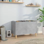 Den Omarica za gramofonske plošče betonsko siva 74,5x38x48 c