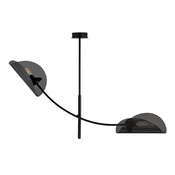 EMIBIG LIGHTING Stropna svetilka Gladio, črna, z dvema žarnicama - Dnevna soba/jedilnica - Sodobni - Kovina