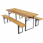 Vrtna garnitura pivska 220x80