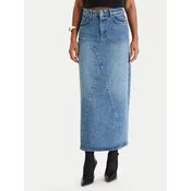 Patrizia Pepe Jeans krilo 8G0521/D1WZB-CB02 Modra Regular Fit