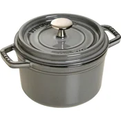 Okrogel lonec za kuhanje, grafitno siva O 14 cm Staub
