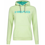 Ženski sportski pulover Head Club Rosie Hoodie - light green/turquoise