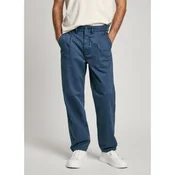 Pepe Jeans za moške. PM211803 Hlače Chino Relaxed Comfort modre barve (30), Modra, Priložnostno, Bombaž