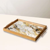 Aberto Design Poslužavnik TPEA10036 50 x 29 x 3.5 cm, Šareni