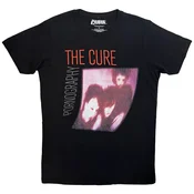 The Cure Pornography Photo Warped Black XL Majica