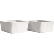 sagaform 2-delni set pekačev Mini Flora - Bela