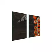 shumee STEKLENA ZAŠČITNA KROŽNIK ZA KUHINJO 65x52 PARADIŽNIKOVA