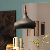 FRITZ HANSEN Orient P2 obesek črn/roza O 34 cm - Dnevna soba/jedilnica - Dizajn - črna, roževina - Kovina