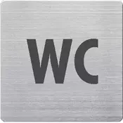 Aluminijumski piktogram samolepljivi - WC