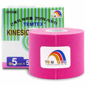 Temtex Tape Classic elasticna traka za mišice i zglobove boja Pink 1 kom