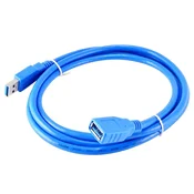 Kabl USB 30 M/ F 5m plavi