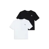 Calvin Klein Jeans Majica črna/bela