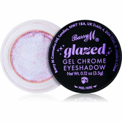 Barry M Glazed Gel Chrome Eyeshadow senčila v gelu za oči odtenek So Exclusive 3.5 g