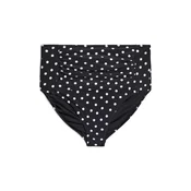 Swim by Zizzi Bikini hlačke Stella črna/bela