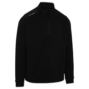 Moška majica Callaway Long Sleeve Chevron Jacquard Polo Caviar L