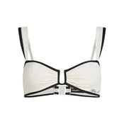 Karl Lagerfeld Bikini zgornji del kremna/črna