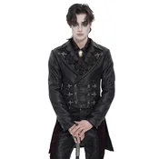 Moški plašč DEVIL FASHION - Velarium Noctis Gothic - črn - CT281