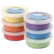 Modelirna masa Foam Clay metallic light 6x14g (penasta)