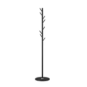 Crni metalni civiluk sa postoljem 175 cm