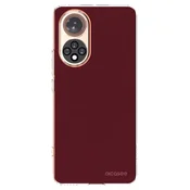 Silikonski prozorni ovitek za Huawei Nova 9 - Burgundy red
