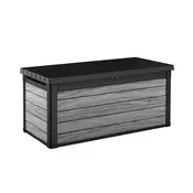 Decocoat plastični vrtni zaboj 570 l nevihta siva