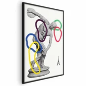shumee Plakat - Grafični kolaž - met diska - skulptura