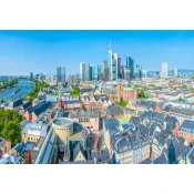 BlueBird - Puzzle Pogled iz zraka na Frankfurt, Nemčija - 1 000 kosov
